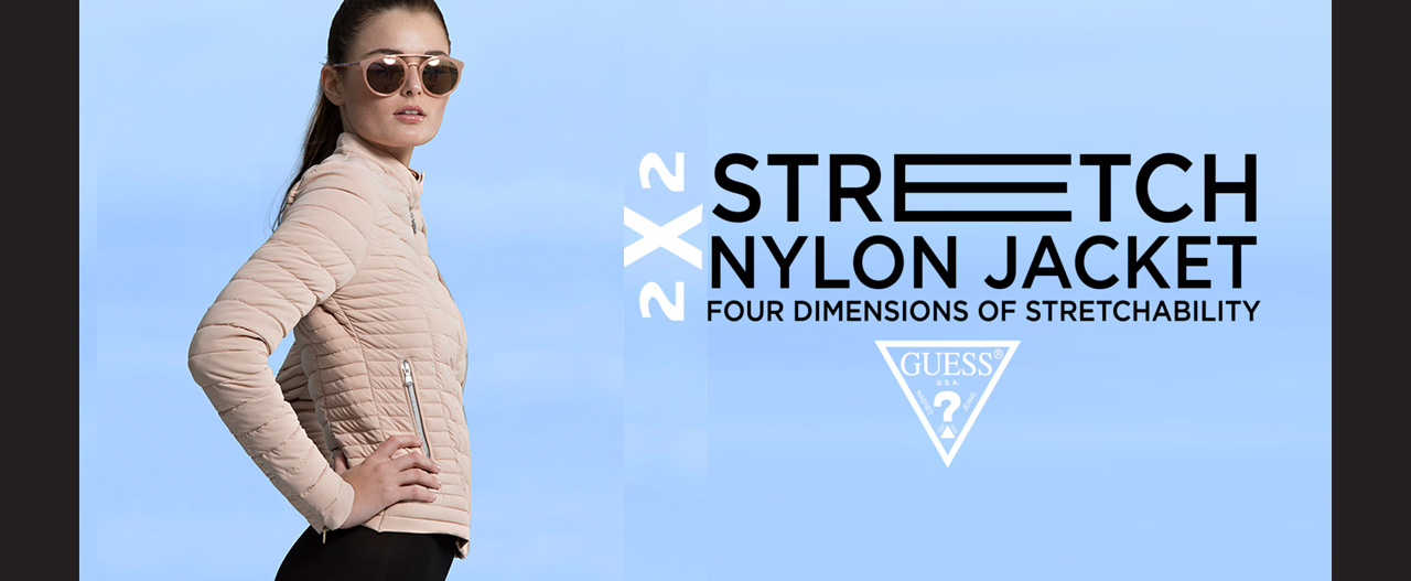GUESS STRETCH NYLON JACKET