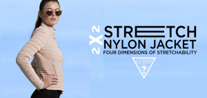 GUESS STRETCH NYLON JACKET