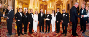 Prince Charles Presents Ralph Lauren With Honorary Knighthood at Buckingham Palace
