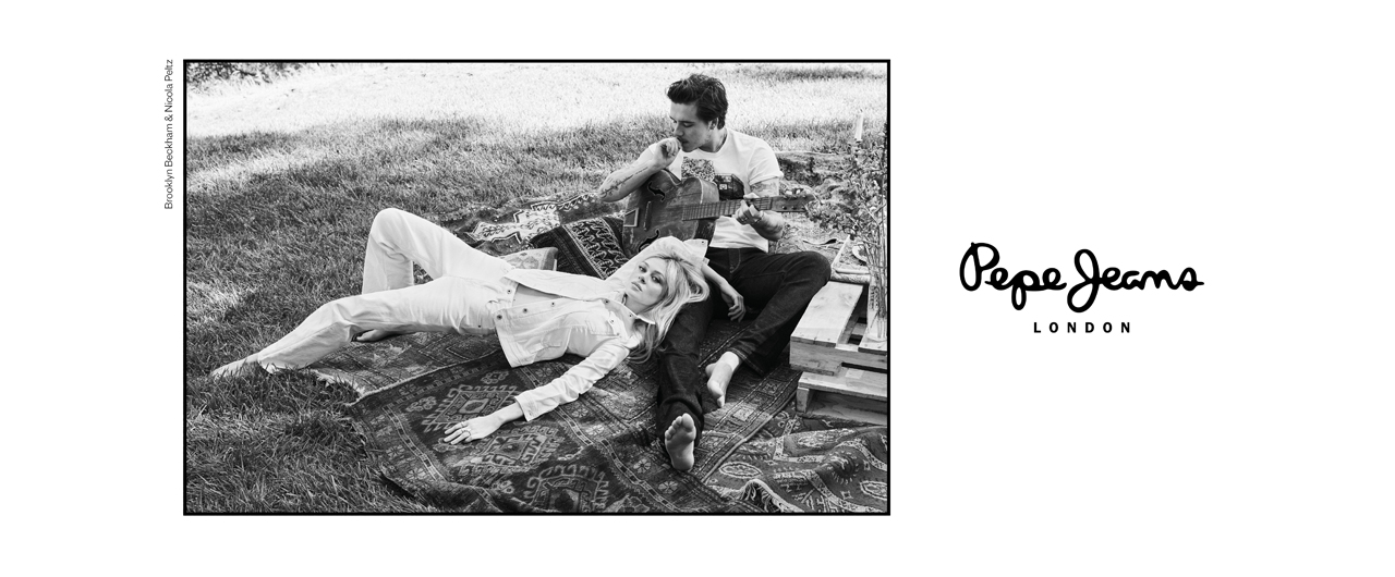 Between Us - new campaign of Pepe Jeans x Brooklyn Beckham & Nicola Peltz